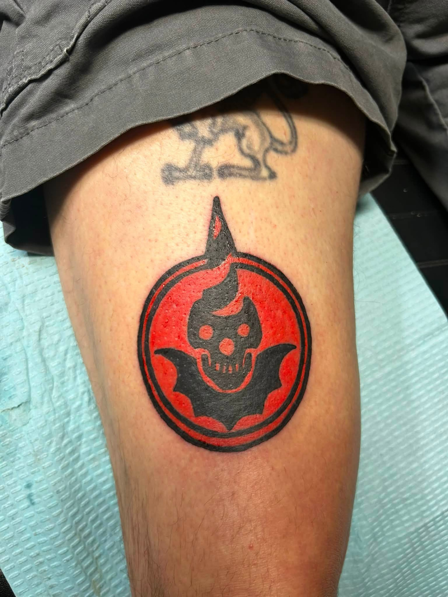 Tattoo work by the Cedar Street artists
