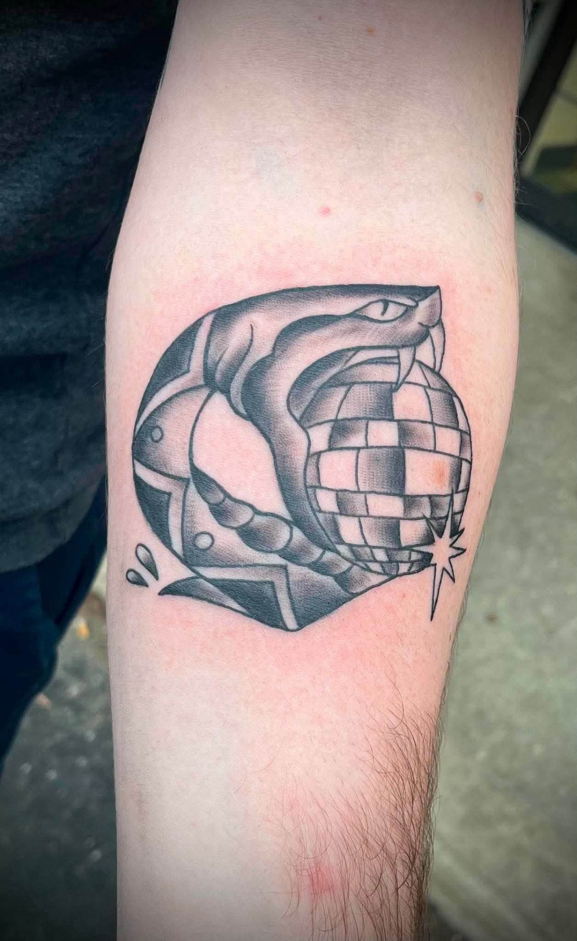 Tattoo work by the Cedar Street artists